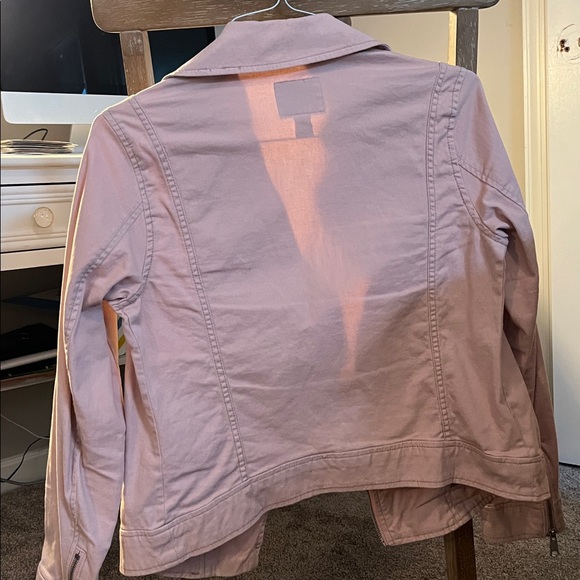 Old Navy Light Pink Jean Jacket for Women - Picture 4 of 4